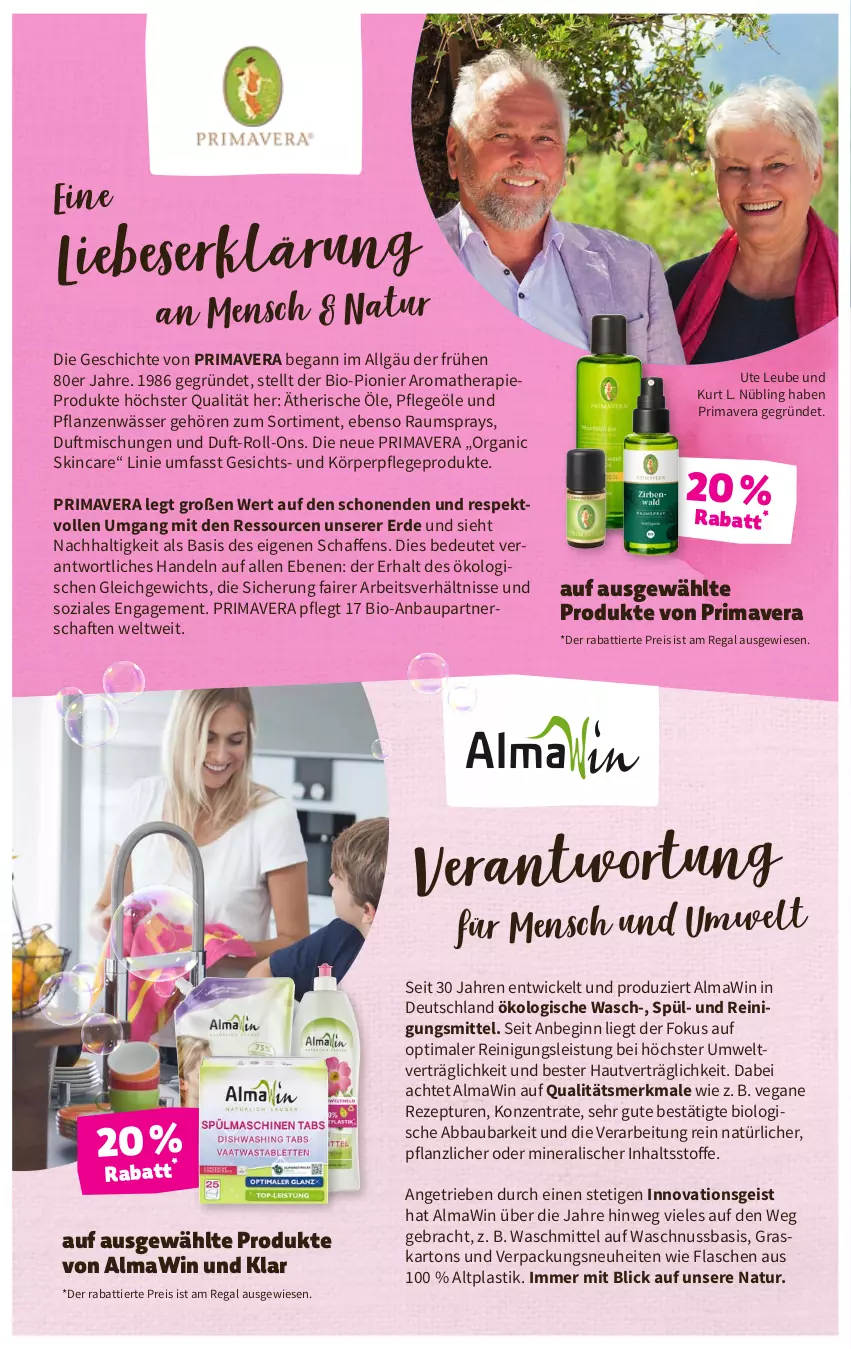 Aktueller Prospekt Denns Biomarkt - Prospekte - von 15.02 bis 28.02.2023 - strona 11 - produkty: Abba, asti, Bau, bio, eis, erde, flasche, gin, körperpflege, LG, natur, neuheit, nuss, pflanze, pflanzen, Pflegeöl, regal, Reinigung, Reinigungsmittel, reis, rezept, roll-on, Ti, waschmittel, WICK