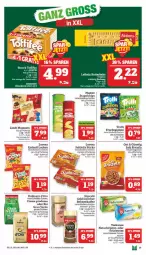 Gazetka promocyjna Marktkauf - Prospekt - Gazetka - ważna od 26.10 do 26.10.2024 - strona 25 - produkty: bio, bohne, bohnen, bohnenkaffee, brezel, Brezeln, butter, butterkeks, chips, dallmayr, eis, erde, frucht, früchte, Früchtetee, fruchtgummi, gin, kaffee, Kamill, kamille, keks, kräuter, leibniz, lorenz, mam, natur, nescafe, prodomo, saltletts, salz, storck, tee, teekanne, Ti, toffifee, trolli, trolli fruchtgummi