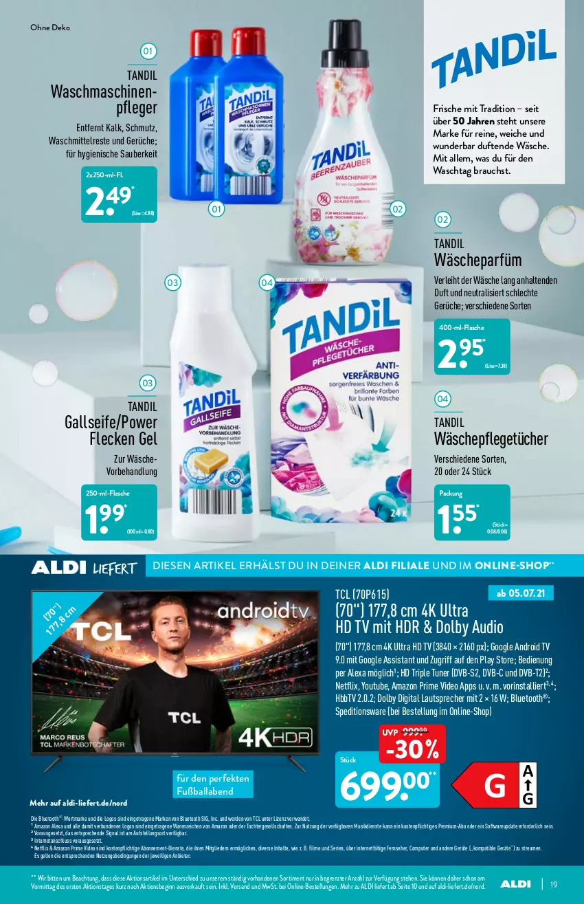 Aktueller Prospekt Aldi Nord - Aldi-Aktuell - von 05.07 bis 10.07.2021 - strona 19