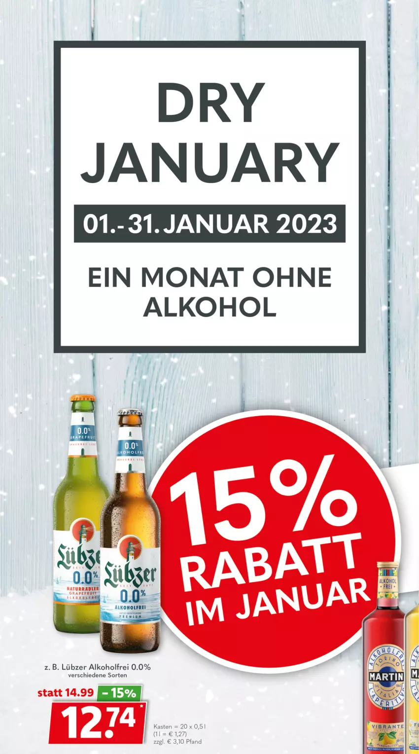 Aktueller Prospekt Getraenkeland - von 27.12.2022 bis 07.01.2023 - strona 6 - produkty: alkohol, Lübzer, ohne alkohol