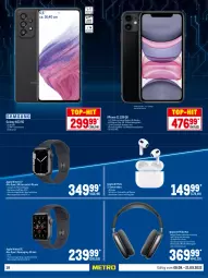 Gazetka promocyjna Metro - Technik Spezial - Gazetka - ważna od 21.09 do 21.09.2022 - strona 18 - produkty: Alwa, Always, Apple, Apple AirPods, Apple Pencil, Apple Pencil 2, Apple Watch, Apple Watch SE, Armband, auer, Betriebssystem, bio, buch, dual-sim, frontkamera, GPS, ipad, ipad air, ipad pro, iphone, iphone 11, kamera, mac, microsd, Pods, sim, smartphone, sonderposten, spee, speicherkarte, Sport, ssd, telefon, Ti, top-hit, usb, usb stick, wasser