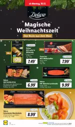 Gazetka promocyjna Lidl - Aktionsprospekt - Gazetka - ważna od 23.12 do 23.12.2023 - strona 14 - produkty: blätterteig, elle, filet, fisch, forelle, Graved Lachs, lachs, lachsfilet, ndk, Räucherlachs, rel, Schal, Schale, schnitten, schott, Ti, tisch, Wild, wildlachs