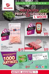 Gazetka promocyjna Selgros - Food - Gazetka - ważna od 23.10 do 23.10.2024 - strona 1 - produkty: angebot, angebote, beutel, brut, cocktail, Dr. Oetker, Hefe, heinz, ketchup, LG, rind, rinder, rouladen, sac, Schal, Schale, schnitten, tomato ketchup, wein