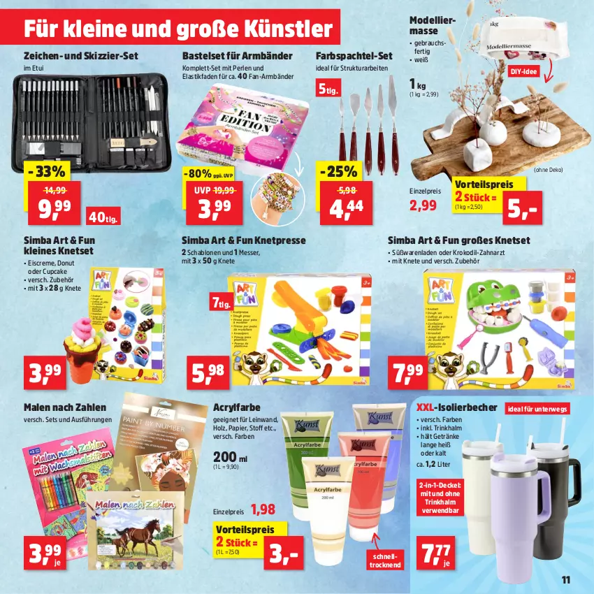 Aktueller Prospekt Thomas Philipps - von 02.12 bis 07.12.2024 - strona 12 - produkty: asti, Becher, creme, decke, Deckel, dell, Donut, eis, eiscreme, getränk, getränke, Holz, isolierbecher, Knetset, leine, LG, messer, Mode, papier, perlen, Rauch, reis, rwe, sim, simba, spachtel, Ti, vorteilspreis