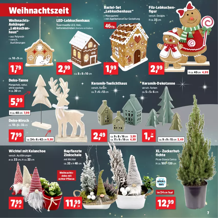 Aktueller Prospekt Thomas Philipps - von 02.12 bis 07.12.2024 - strona 7 - produkty: Anhänger, batterie, Holz, Kalanchoe, kuchen, Lebkuchen, LG, mango, natur, pflanze, Schal, Schale, tee, Teelicht, Ti, topf, Wichtel, ZTE, zucker