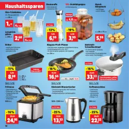 Gazetka promocyjna Thomas Philipps - Gazetka - ważna od 07.12 do 07.12.2024 - strona 15 - produkty: auto, backofen, Bodenplatte, bügel, bürste, decke, Deckel, Draht, drink, edelstahl, eis, ente, fritteuse, Frittierkorb, Gläser, glaskaraffe, grill, herdarten, isolierkanne, kaffee, kaffeemaschine, Karaffe, Kocher, Kochtopf, korb, latte, LG, Ofen, pfanne, Reinigung, reinigungsbürste, Ria, ring, rum, Rumtopf, Schal, Schnellkochtopf, Ti, tisch, topf, Trinkhalme, wasser, wasserkocher, WICK