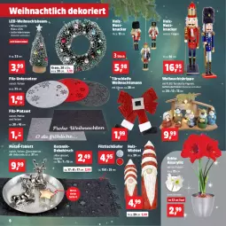 Gazetka promocyjna Thomas Philipps - Gazetka - ważna od 07.12 do 07.12.2024 - strona 6 - produkty: batterie, batterien, Bau, dekoration, Holz, kerze, knacker, Kranz, Läufer, leds, Liege, nuss, Nussknacker, tablet, tablett, Ti, tisch, tischläufer, topf, übertopf, Untersetzer, Weihnachtsbaum, Wichtel