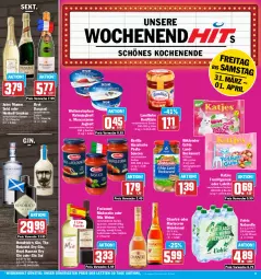 Gazetka promocyjna Hit - Prospekte - Gazetka - ważna od 01.04 do 01.04.2023 - strona 15 - produkty: barilla, Becher, beutel, bockwurst, böklunder, brut, brut dargent, chantré, dry gin, eis, elle, ente, flasche, freixenet, frucht, fruchtgummi, gin, henkel, henkell, Henkell Trocken, joghur, joghurt, jules mumm, katjes, konfitüre, Lakritz, landliebe, mariacron, mascarpone, mumm, natur, oder lakritz, pasta, rahmjoghurt, reis, rel, Ria, sauce, saucen, sekt, Ti, volvic, weihenstephan, wein, weinbrand, weine, wurst, ZTE