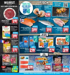 Gazetka promocyjna Hit - Prospekte - Gazetka - ważna od 01.04 do 01.04.2023 - strona 6 - produkty: aoste stickado, aqua, auer, aus dem kühlregal, backfisch, braten, cocktail, curry, dell, dip, discount, eis, elle, filet, filets, finesse, fisch, fische, Fischer, fischstäbchen, fischtheke, fleisch, frikadellen, frischfisch, garnelen, grill, herta, herta finesse, iglo, kühlregal, lachs, lachsfilet, lachsfilets, lack, mac, Mini-Salami, natur, Nordsee, Ofen, pute, putenbrust, regal, reis, Ria, riesengarnelen, rohschinken, saft, salami, Schal, Schale, Schere, schinken, Schinken-Würfel, stickado, suppe, suppen, teller, Ti, tisch, wasser, Wild, wiltmann, wolfsbarsch, würfel, wurst, ZTE