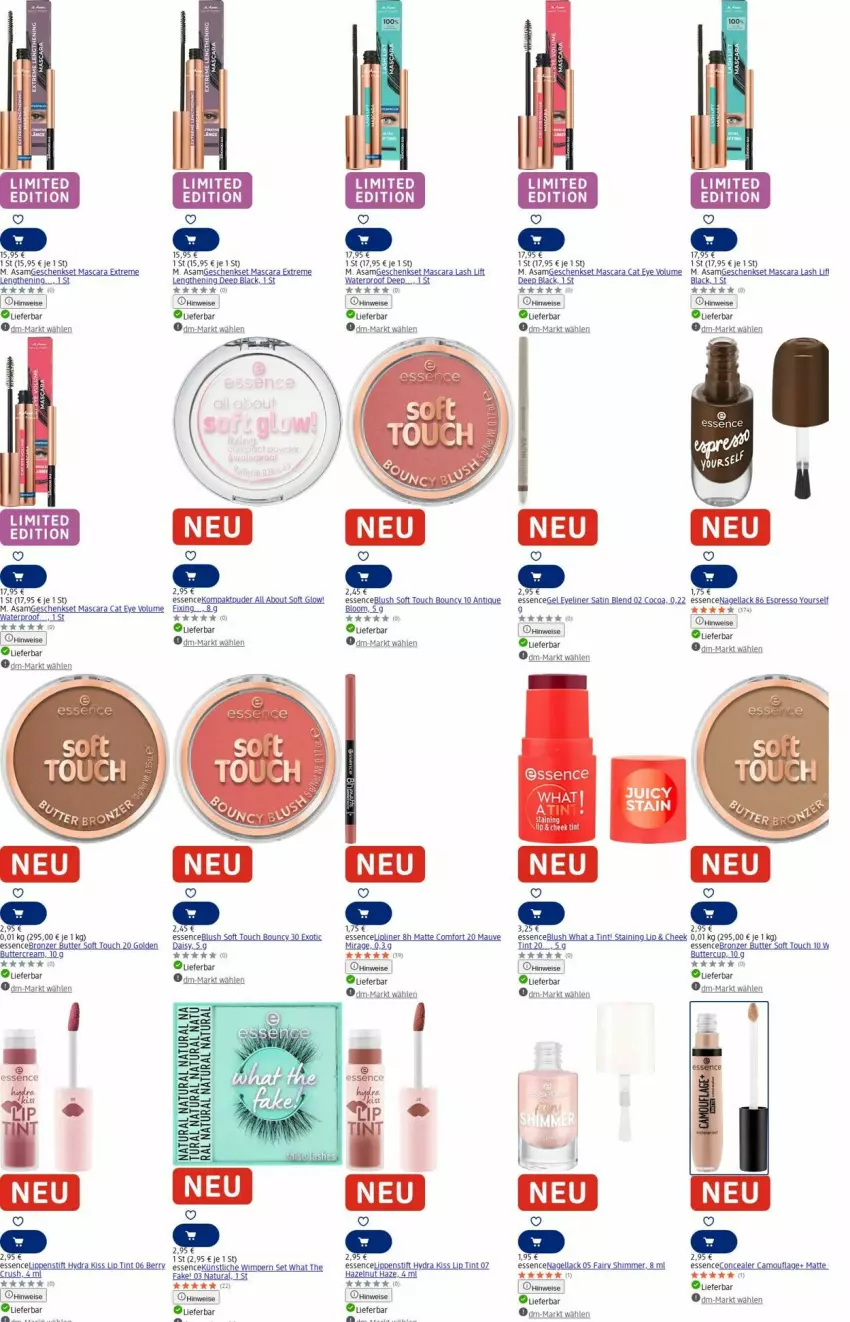 Aktueller Prospekt Dm Drogerie - Prospekte - von 08.09 bis 17.09.2025 - strona 14 - produkty: akku, butter, eis, espresso, fairy, lack, Lippenstift, Nagellack, natur, natura, tee, Ti, Yo