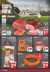 Gazetka promocyjna Edeka - Angebote der Woche - Gazetka - ważna od 30.09 do 30.09.2023 - strona 10 - produkty: aktionspreis, Bau, deutschland card, eis, knoblauch, mac, mit knoblauch, natur, nuss, regal, reis, saft, saftschinken, schinken, tee, Ti, toast, Toastschinken, wiener, wurst