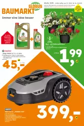 Gazetka promocyjna - Gazetka - ważna od 26.04 do 26.04.2025 - strona 1 - produkty: balkonpflanzen, Blüte, Brei, bürste, bürsten, flasche, mähroboter, pflanze, pflanzen, Spezi, Ti, topf