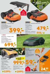 Gazetka promocyjna - Gazetka - ważna od 26.04 do 26.04.2025 - strona 7 - produkty: akku, alexa, Bau, bosch, Brei, eis, Elektro, ladegerät, mähroboter, messer, ohne akku und ladegerät, rasen, rasentrimmer, reis, Ti