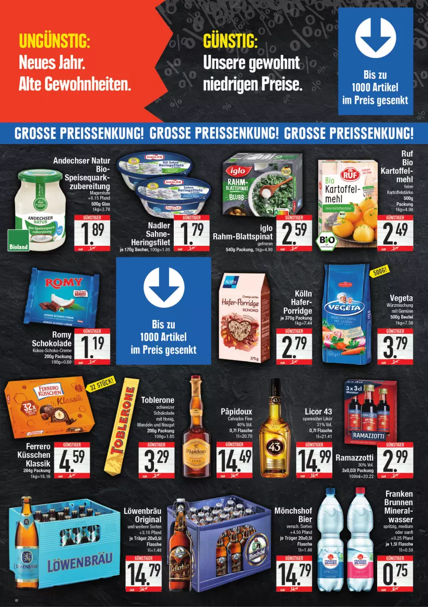 Aktueller Prospekt E Center - Angebote der Woche - von 03.01 bis 08.01.2022 - strona 2 - produkty: eis, reis, Ti