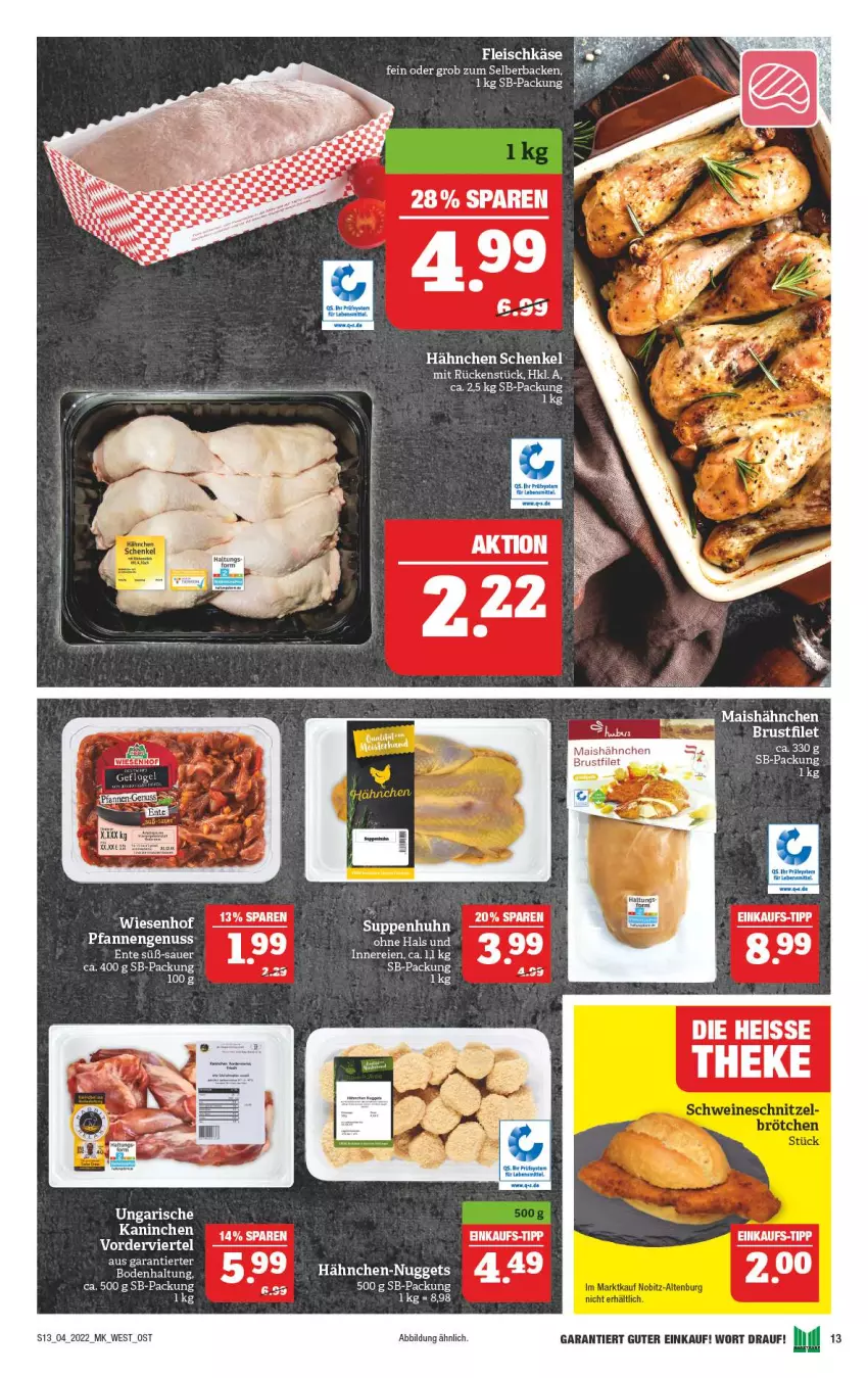 Aktueller Prospekt Marktkauf - Prospekt - von 23.01 bis 29.01.2022 - strona 17 - produkty: eis, fleisch, fleischkäse, Käse, mais, nuggets, nuss, pfanne, pfannen, Ti