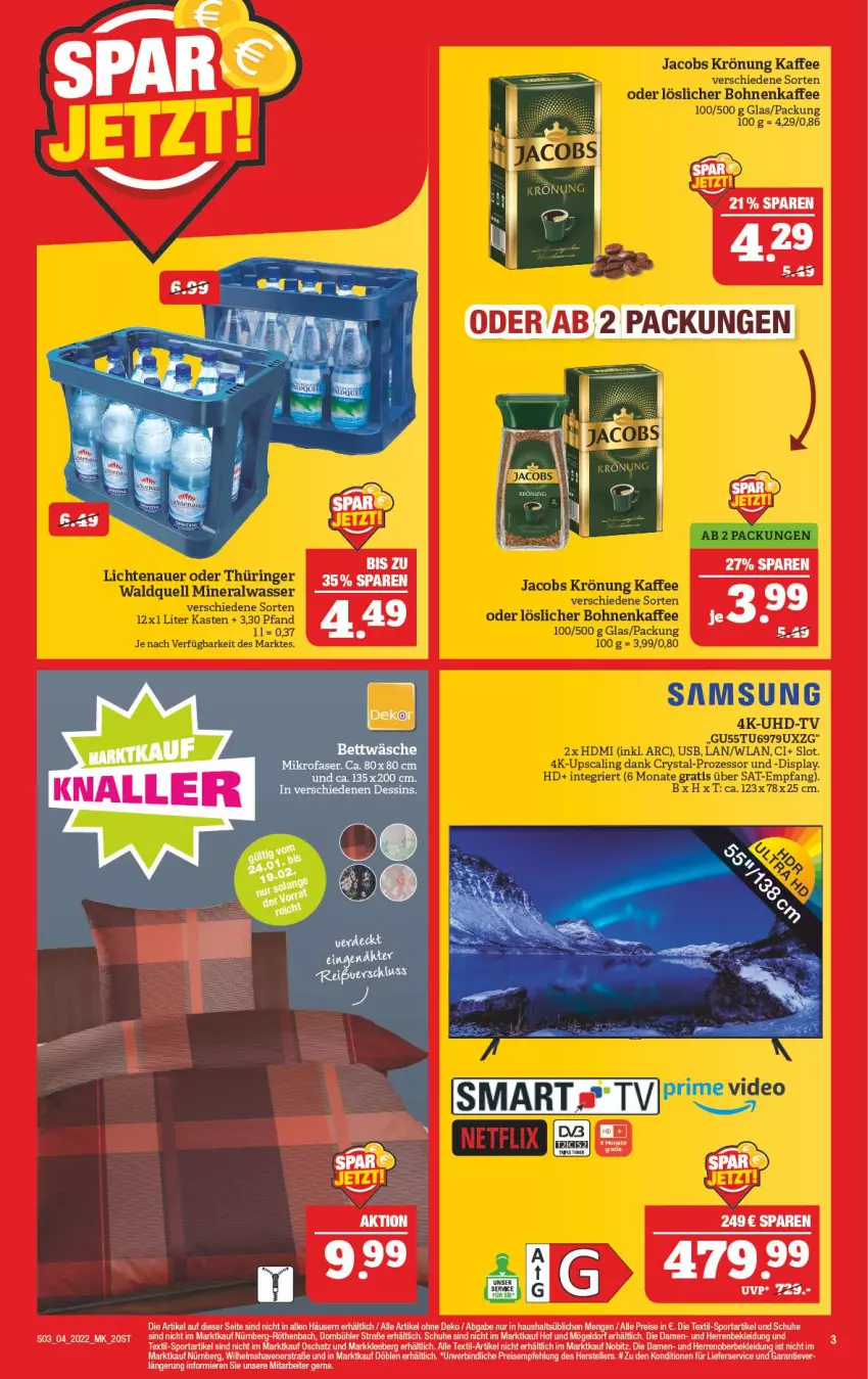 Aktueller Prospekt Marktkauf - Prospekt - von 23.01 bis 29.01.2022 - strona 7 - produkty: eis, elle, kleid, Kleidung, lieferservice, reis, Samsung, schuhe, Sport, teller, Ti, tuner