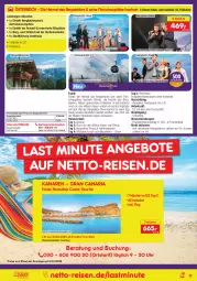 Gazetka promocyjna Netto Marken-Discount - Reise-Angebote März - Gazetka - ważna od 31.03 do 31.03.2022 - strona 17 - produkty: angebot, angebote, anreisetermine, axe, Bad, buch, dusche, eis, elle, Kaiser, kurtaxe, reis, reiseveranstalter, reiseverlauf, rezept, Ria, teller, Ti, uhr, Wild, Zelt