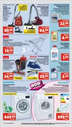 Gazetka promocyjna Marktkauf - Prospekt - Gazetka - ważna od 05.08 do 05.08.2023 - strona 33 - produkty: auto, beutel, bodenstaubsauger, bügel, Bügeleisen, dampfbügeleisen, deka, eimer, eis, ente, Holz, Klammern, kleid, Kleidung, lamm, LG, lieferservice, mab, rama, Reinigung, ring, rowenta, Schal, siemens, Sport, staubsauger, tefal, Ti, tisch, Trockner, wärmepumpentrockner, waschmaschine, waschmaschinen, waschvollautomat, wasser