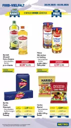 Gazetka promocyjna Metro - Wochen-Angebote - Gazetka - ważna od 03.05 do 03.05.2025 - strona 11 - produkty: angebot, barilla, bertolli, beutel, braten, dell, eis, elle, flasche, fleisch, frikadellen, gin, haribo, magnum, meica, olive, oliven, olivenöl, olivenöl extra, pasta, reis, rind, rindfleisch, schwein, schweine, Ti, tiefpreis, wein, weine, wiener, wiener würstchen, würstchen