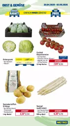 Gazetka promocyjna Metro - Wochen-Angebote - Gazetka - ważna od 03.05 do 03.05.2025 - strona 8 - produkty: angebot, arla, auer, Bau, Bauer, Becher, beutel, cocktail, eis, eisbergsalat, frucht, fruchtjoghurt, géramont, joghur, joghurt, kartoffel, kartoffeln, Käse, käsescheiben, leerdammer, mac, milch, nuss, obst, rispentomaten, salat, salz, schnittkäse, schnittkäsescheiben, spargel, speisekartoffeln, Ti, tomate, tomaten, weichkäse