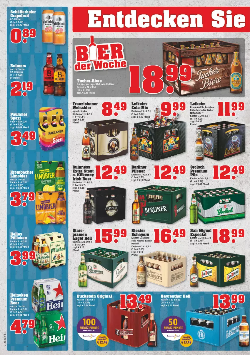 Aktueller Prospekt Trinkgut - von 28.03 bis 02.04.2022 - strona 2 - produkty: berliner, bier, cola, eis, elle, franziskaner, Guinness, kellerbier, Kilkenny, natur, oder radler, pils, pilsner, premium pils, radler, weissbier