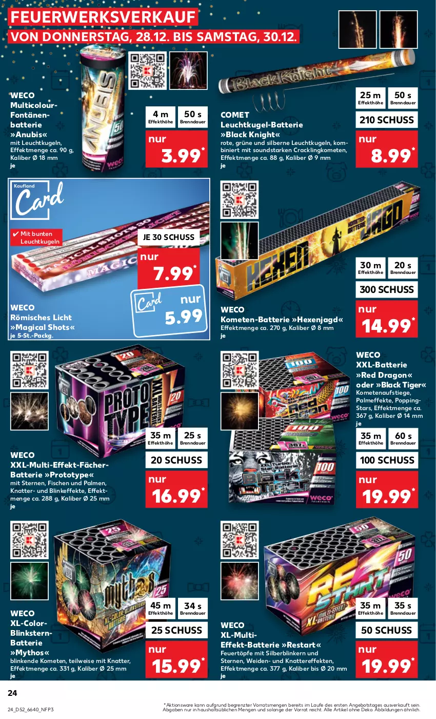 Aktueller Prospekt Kaufland - Prospekt - von 27.12.2023 bis 03.01.2024 - strona 24 - produkty: angebot, auer, batterie, eis, fisch, fische, Kugel, lack, Mythos, Popp, rwe, Ti, ZTE