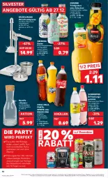 Gazetka promocyjna Kaufland - Prospekt - Gazetka - ważna od 03.01 do 03.01.2024 - strona 14 - produkty: alkohol, angebot, angebote, bier, coca-cola, cola, drink, drinks, edelstahl, eis, eistee, erfrischungsgetränk, fackelmann, fanta, frucht, fruchtsaft, getränk, getränke, granini, Karaffe, LG, Mezzo Mix, Nektar, nuss, ohne alkohol, reis, saft, schweppes, sprite, tee, Ti, topf, Topfen, ZTE