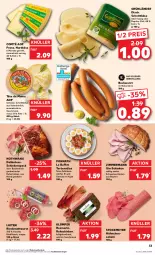 Gazetka promocyjna Kaufland - Prospekt - Gazetka - ważna od 03.01 do 03.01.2024 - strona 33 - produkty: angebot, angebote, bockwurst, buch, chili, comté, eis, fleisch, gin, grünländer, hartkäse, Holz, Käse, mac, Mett, mettwurst, milch, natur, nuss, paprika, ponnath, reis, rind, rindfleisch, rohschinken, rosmarin, saft, salami, salz, schinken, schinkenspeck, schnittkäse, schwein, schweine, Speck, stockmeyer, Tête de Moine, Ti, tisch, torte, uhr, und gemüse, wein, weine, würfel, wurst