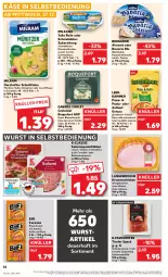 Gazetka promocyjna Kaufland - Prospekt - Gazetka - ważna od 03.01 do 03.01.2024 - strona 34 - produkty: angebot, auer, bavaria blu, bergader, bifi, brie, doppelrahmstufe, eis, elle, Elvie, geback, Käse, Krustenschinken, leerdammer, milch, milka, milkana, milram, mozzarella, nuss, Ofen, pasta, pizza, Rauch, rel, Ria, salami, schinken, schinkenspeck, Schmelzkäse, schmelzkäsezubereitung, schnittkäse, snack, Soße, Speck, Spezi, spitzenqualität, Sylter, Ti, tisch, weichkäse, wurst, wurst in selbstbedienung, ZTE