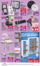 Gazetka promocyjna Kaufland - Prospekt - Gazetka - ważna od 03.01 do 03.01.2024 - strona 43 - produkty: auer, batterie, batterien, beko, Berger, Brei, buch, eis, erde, gigaset, Grom, Hygrometer, Lampe, Laptop, LG, mit thermometer, möbel, ndk, Packband, Rauch, regal, reis, Roller, rwe, Schal, Schale, schuhe, Tasche, taschen, taschenlampe, telefon, tesa, thermometer, Ti, tisch, uhr, versandkostenfrei, wanduhr, wein