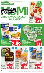 Gazetka promocyjna Kaufland - Prospekt - Gazetka - ważna od 03.01 do 03.01.2024 - strona 44 - produkty: angebot, backofen, bismarck, braten, bresso, brustfilet, chili, eis, filet, filets, fisch, frischkäse, frischkäsezubereitung, frosta, gewürz, hähnchenbrust, hähnchenbrustfilet, hering, Herings, heringsfilets, Käse, magnum, marinade, Müller, müllerin art, Ofen, pfanne, pfannen, reis, ring, Schal, Schale, Spezi, tafeläpfel, Ti, ZTE