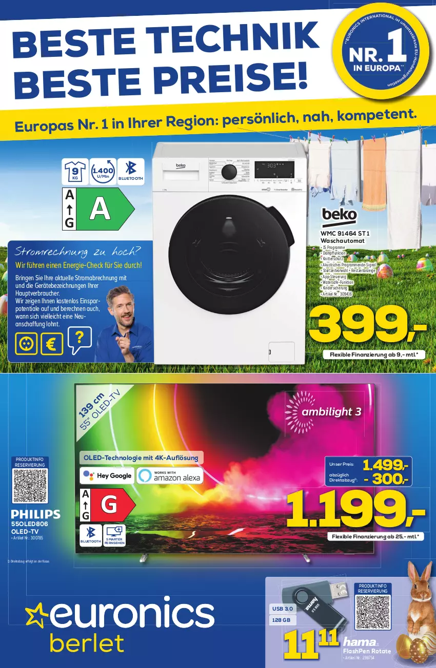 Aktueller Prospekt Berlet - Achtung!  - von 18.04 bis 23.04.2022 - strona 1 - produkty: auto, eis, elle, HP, Kinder, LG, mab, Oled-TV, Rauch, reis, ring, Signal, Ti, tisch, usb