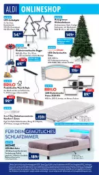 Gazetka promocyjna AldiSud - IN ZWEI WOCHEN - Gazetka - ważna od 29.10 do 29.10.2022 - strona 10 - produkty: aldi, angebot, angebote, auer, batterie, Bau, beleuchtung, bett, decke, deckenleuchte, dekoration, dell, eis, elle, erde, fernbedienung, gin, Holz, kaltschaummatratze, Kinder, Kinderzimmer, kissen, latte, lattenrost, led-beleuchtung, led-deckenleuchte, led-licht, leds, Leuchte, leuchtmittel, matratze, matratzen, merl, Mode, natur, ndk, Pendelleuchte, reis, rum, Schal, Schale, Schaummatratze, schirme, schlafzimmer, Sport, Tannenbaum, Ti, uhr, Weihnachtsbaum