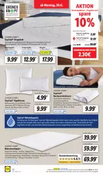Gazetka promocyjna Lidl - Aktionsprospekt - Gazetka - ważna od 25.06 do 25.06.2022 - strona 12 - produkty: bett, eis, elle, erde, kissen, kopfkissen, Liege, matratze, matratzen, Matratzentopper, nackenstützkissen, ndk, ring, Schal, Schale, Spezi, steppbett, Ti, topper, und matratze