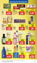 Gazetka promocyjna Lidl - Aktionsprospekt - Gazetka - ważna od 25.06 do 25.06.2022 - strona 33 - produkty: angebot, Autan, bahlsen, barilla, body, body milk, deo, deospray, eis, elle, gin, gordon, gordon's, Hohes C, insektenschutz, Kinder, kinder schokolade, kitkat, kölln, lion, nestlé, nivea, oxi action, preisvorteil, Rauch, reis, rwe, schoko, schokolade, sekt, teller, Ti, vanish, vanish oxi action, ZTE