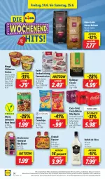 Gazetka promocyjna Lidl - Aktionsprospekt - Gazetka - ważna od 25.06 do 25.06.2022 - strona 38 - produkty: alesto, backmischung, ball, batida, batida de côco, bio, bohne, bohnen, brut, chips, coca-cola, cola, crunchips, dallmayr, eis, eistee, Elektro, elle, ente, fanta, HP, käfer, Laufen, liqueur, lorenz, lorenz crunchips, maggi, Mezzo Mix, preisvorteil, reis, sprite, studentenfutter, tee, teller, terrine, Ti, Tiere, torte