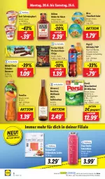 Gazetka promocyjna Lidl - Aktionsprospekt - Gazetka - ważna od 25.06 do 25.06.2022 - strona 8 - produkty: 7UP, ACC, banane, bananen, chips, eis, elle, erbsen, fisch, funny-frisch, fuzetea, joghur, joghurt, kichererbsen, Kühne, lachs, Mirinda, ndk, pepsi, persil, persil waschmittel, rind, sahne, Sahnejoghurt, salat, Schal, Schale, schoko, Schokobananen, silvaner, smoothie, smoothies, teller, thunfisch, thunfisch salat, Ti, true fruits, waschmittel, wein, Weißwein, zott