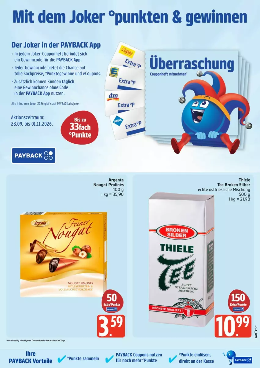 Aktueller Prospekt Edeka - Prospekte - von 19.10 bis 24.10.2026 - strona 25 - produkty: coupon, coupons, eis, HP, milch, payback, reis, sac, schoko, schokolade, tee, Ti, vollmilch, ZTE