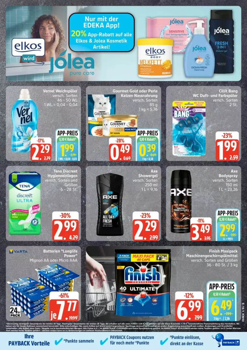 Aktueller Prospekt Edeka - Prospekte - von 19.10 bis 24.10.2026 - strona 26 - produkty: Cap, coupon, coupons, Discreet, eis, erde, payback, reis, tee, Ti, varta, ZTE