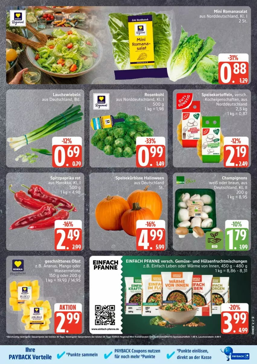 Aktueller Prospekt Edeka - Prospekte - von 19.10 bis 24.10.2026 - strona 9 - produkty: coupon, coupons, frucht, LG, payback, pfanne, senf
