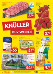 Gazetka promocyjna Netto Marken-Discount - Filial-Angebote - Gazetka - ważna od 16.07 do 16.07.2022 - strona 2 - produkty: beere, beeren, bett, bettwäsche, bier, Biere, braten, decke, eis, erdbeere, erdbeeren, fleisch, hackfleisch, kerrygold, kerrygold extra, kissen, mikrofaser, ndk, nordzucker, reis, salz, Schal, Schale, schwein, schweine, Ti, versandkostenfrei, wein, weine, zucker