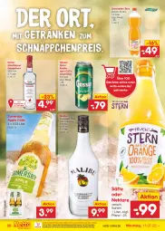 Gazetka promocyjna Netto Marken-Discount - Filial-Angebote - Gazetka - ważna od 16.07 do 16.07.2022 - strona 20 - produkty: alkohol, Apple, apple cider, cider, coconut, doppelkorn, eis, getränk, getränke, gösser, korn, limo, limonade, limonaden, Malibu, natur, natur radler, ndk, Nektar, radler, reis, ring, rum, säfte, schnäppchen, somersby, Ti, versandkostenfrei