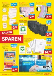 Gazetka promocyjna Netto Marken-Discount - Filial-Angebote - Gazetka - ważna od 16.07 do 16.07.2022 - strona 27 - produkty: angebot, Bau, baumwolle, bestpreis, bio, eis, hemd, mac, mikrofaser, reis, Ria, slip, socken, Taillenslip, Ti, tücher, Unterhemd, wolle, ZTE