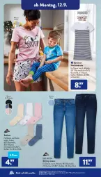 Gazetka promocyjna AldiSud - NÄCHSTE WOCHE - Gazetka - ważna od 17.09 do 17.09.2022 - strona 12 - produkty: aldi, Bau, baumwolle, dell, elle, ente, jeans, Mode, rel, socken, Ti, wolle