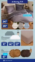 Gazetka promocyjna AldiSud - NÄCHSTE WOCHE - Gazetka - ważna od 17.09 do 17.09.2022 - strona 14 - produkty: aldi, Bau, baumwolle, bett, Betttuch, bettwäsche, dormia, kissen, LG, spannbetttuch, tuc, wendebettwäsche, wolle