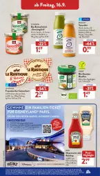 Gazetka promocyjna AldiSud - NÄCHSTE WOCHE - Gazetka - ważna od 17.09 do 17.09.2022 - strona 33 - produkty: aldi, apfel, aufstrich, basilikum, beere, bio, Bio-Gemüse, brot, brotaufstrich, camembert, disney, eis, erdbeere, erde, flasche, gewinnspiel, gin, gutschein, gutscheine, heinz, Innocent, johannisbeere, ketchup, knorr, Le Rustique, LG, mayonnaise, reis, Schwartau, smoothie, Ti, tomate, tomato ketchup, Yo