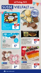 Gazetka promocyjna AldiSud - NÄCHSTE WOCHE - Gazetka - ważna od 17.09 do 17.09.2022 - strona 36 - produkty: aldi, butter, Cap, cappuccino, cin, coppenrath, Donauwellen, Donut, donuts, eis, elle, joghur, joghurt, Käse, kuchen, landliebe, mandarine, mandarinen, milch, oder cappuccino, panna cotta, pudding, reis, sahne, schoko, snack, Ti, vanille, zitrone, zitronen
