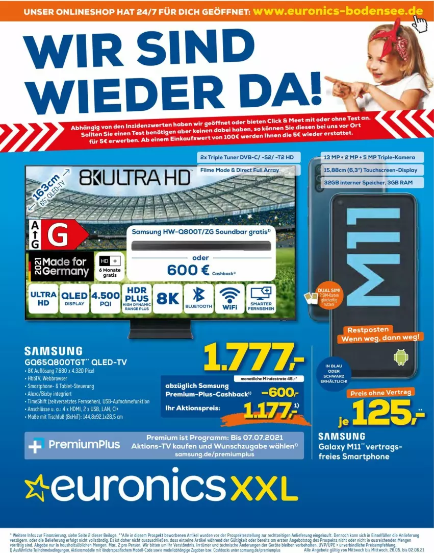 Aktueller Prospekt Euronics - Prospekte - von 26.05 bis 02.06.2021 - strona 1