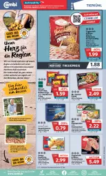 Gazetka promocyjna Combi - Prospekte - Gazetka - ważna od 17.06 do 17.06.2023 - strona 10 - produkty: angebot, angebote, beutel, brötchen, coppenrath, dinkelbrötchen, eis, ente, femeg, filet, filets, fisch, fische, Golden Longs, Goldstücke, honig, iglo, LG, mccain, Meister, Müller, müllerin art, Rahmgemüse, reis, scholl, Schollenfilets, steak, suppe, suppen, Ti, torte, ZTE