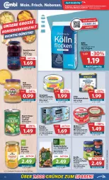 Gazetka promocyjna Combi - Prospekte - Gazetka - ważna od 17.06 do 17.06.2023 - strona 18 - produkty: ananas, angebot, angebote, apfel, apfelmus, auer, barilla, Becher, beutel, cocktail, eis, ente, fisch, fleisch, frucht, frühstücksfleisch, kirsch, kirsche, kirschen, kölln, Konserven, Müller, natur, natura, pasta, pesto, reis, sauce, saucen, sauerkirschen, saupiquet, snack, studentenfutter, thunfisch, Ti, tulip, wurst, wurstkonserven, ZTE